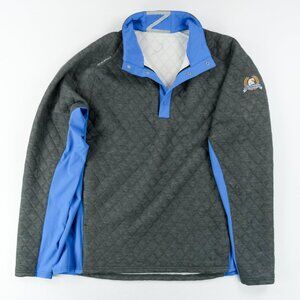 Zero Restriction Mens XLarge Golf Windshirt Long Sleeve 1/4 Zip The Federal Club